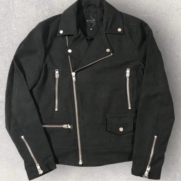 DSTLD Other - DSTLD Men’s Moto Jacket Black Medium